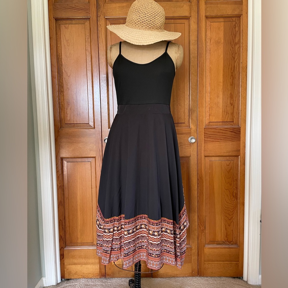 SHEIN LUNE Geo/Tribal Print Cami Dress - Size M - Picture 1 of 8